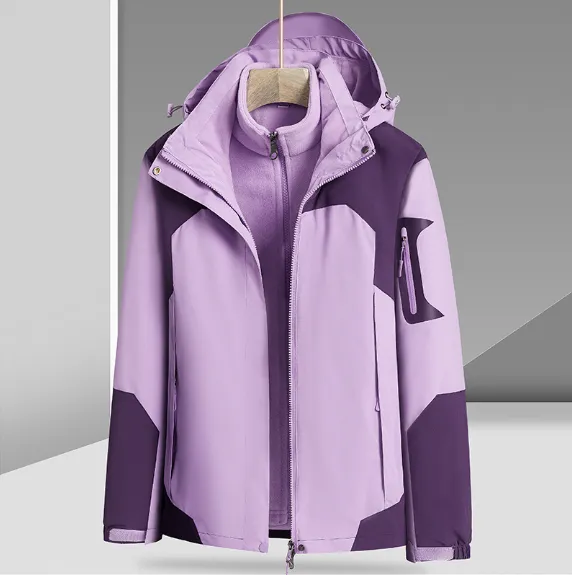 Waterproof and windproof fleece ski jacket by Kairu