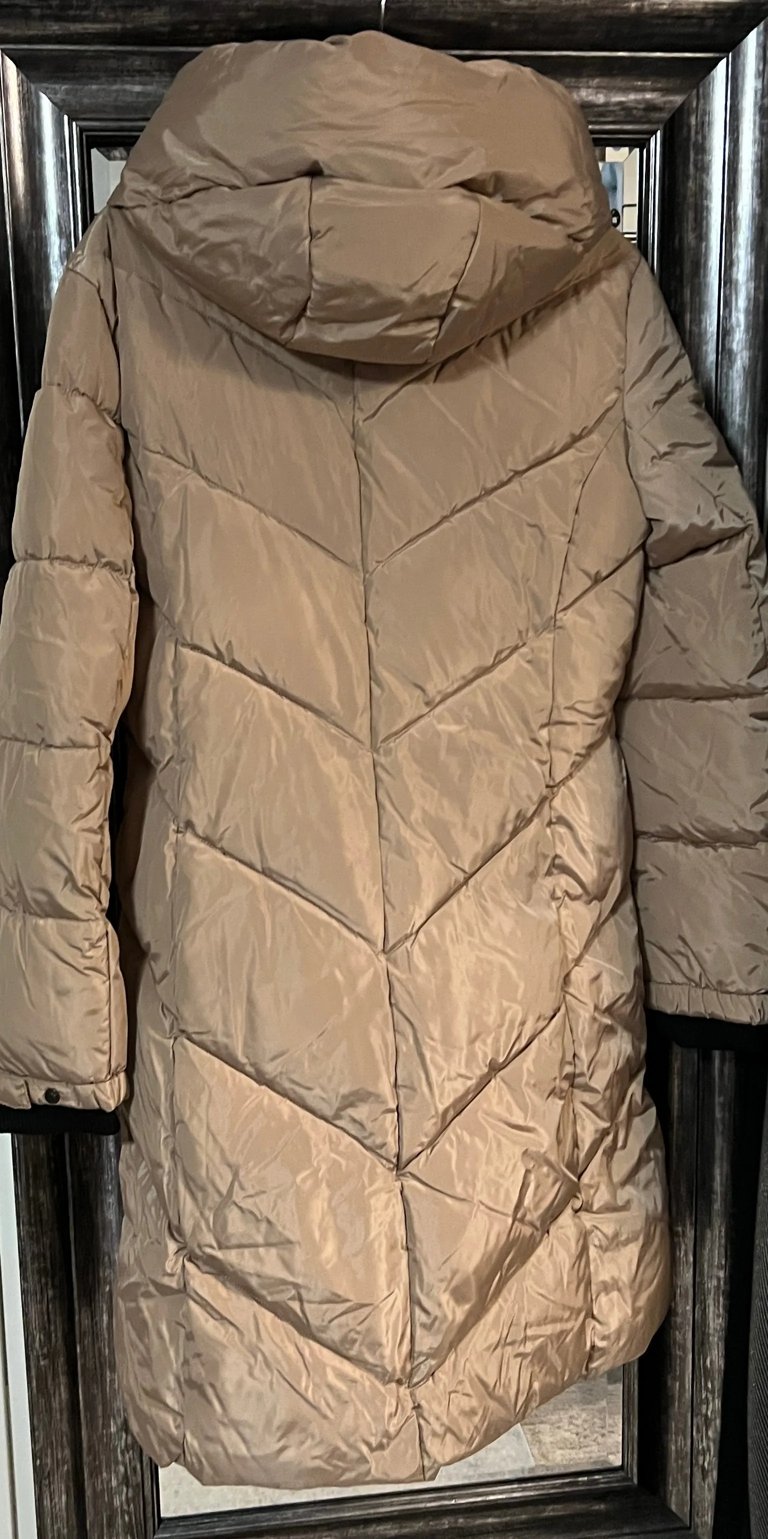 Winter Coat - Long Hooded puffer