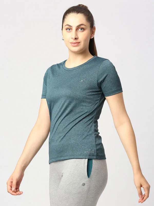 Women Green Solid Tops FLY-BY - IF-GN