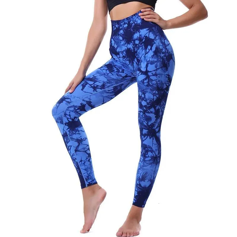 Women Gym Yoga Seamless Pants Sports Clothes Stretchy High Waist