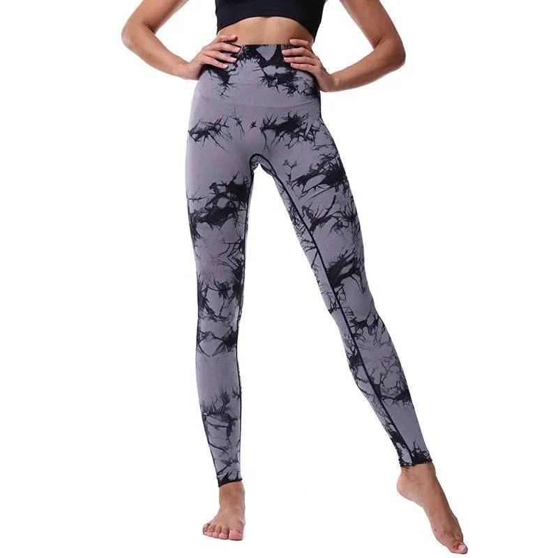 Women Gym Yoga Seamless Pants Sports Clothes Stretchy High Waist
