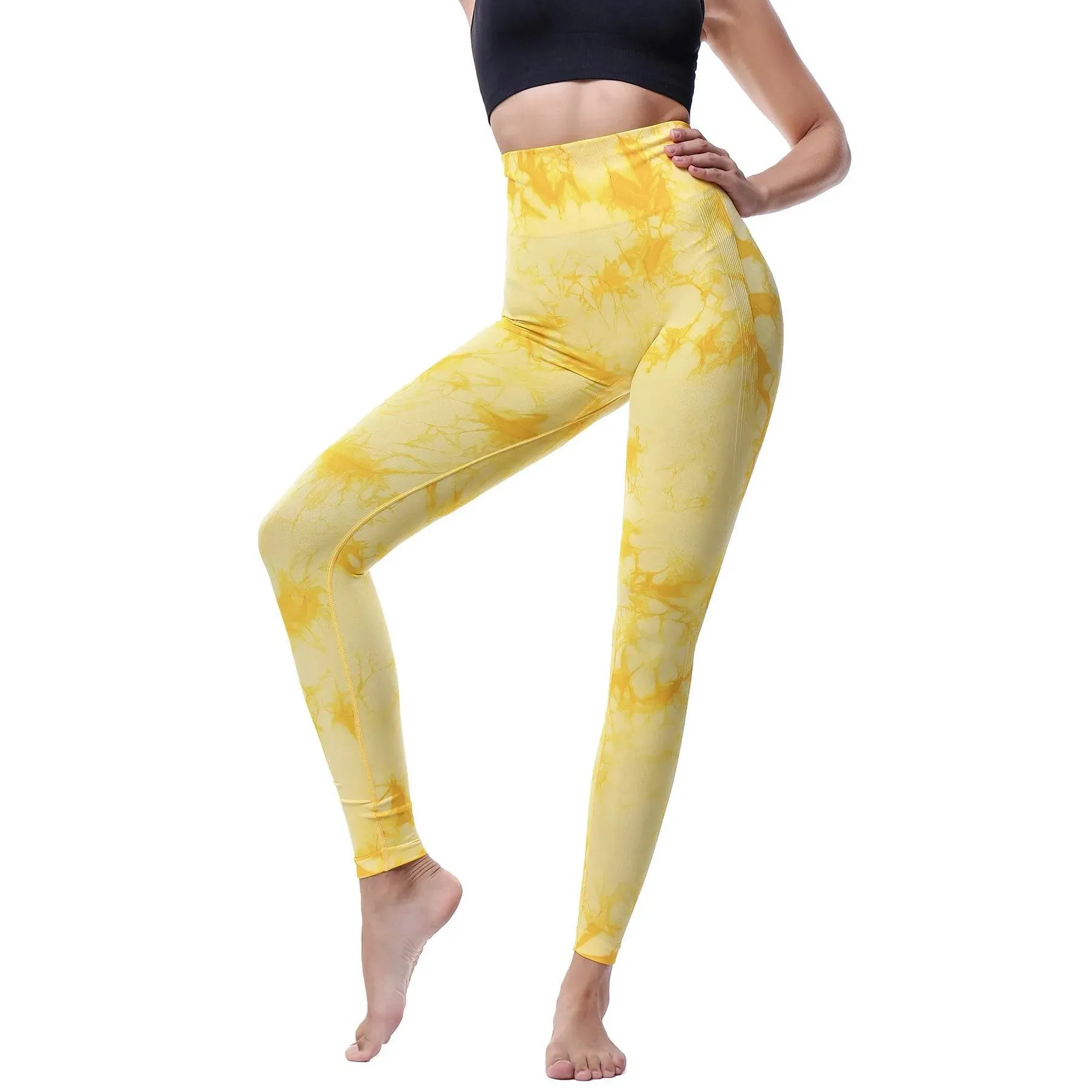 Women Gym Yoga Seamless Pants Sports Clothes Stretchy High Waist