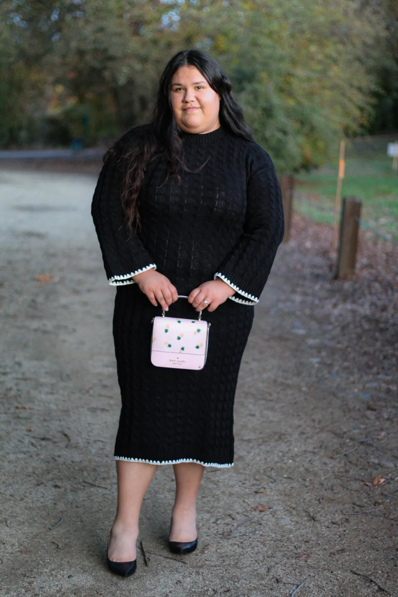 Women's Maxi Cable Knit Dress