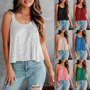Women's T-shirt Tank Tops Vacation Simple Style Solid Color