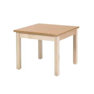 Wood Square Writing Table Childcraft Size: 30" H x 24" L x 24" W