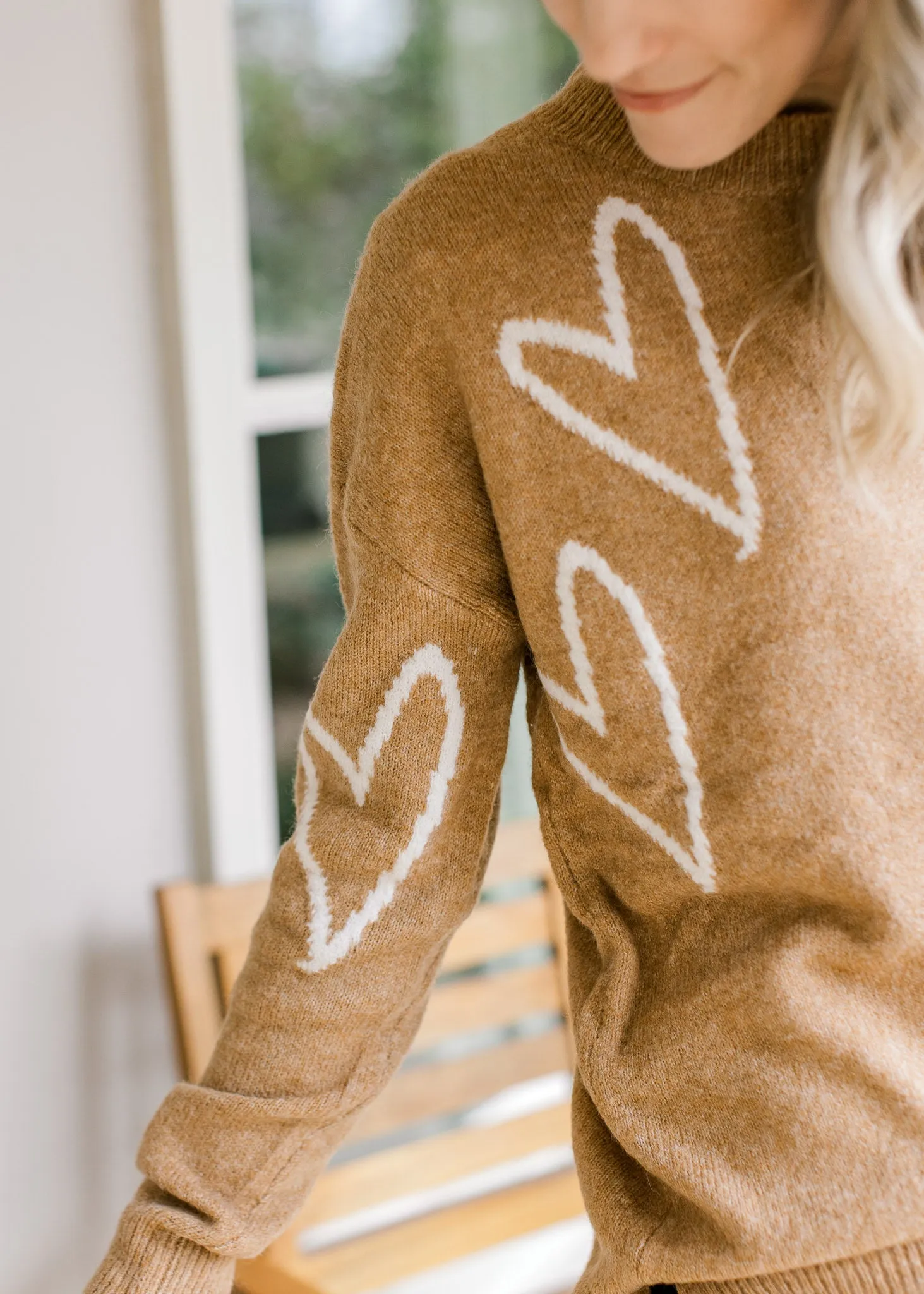 X Golden Hearts Sweater