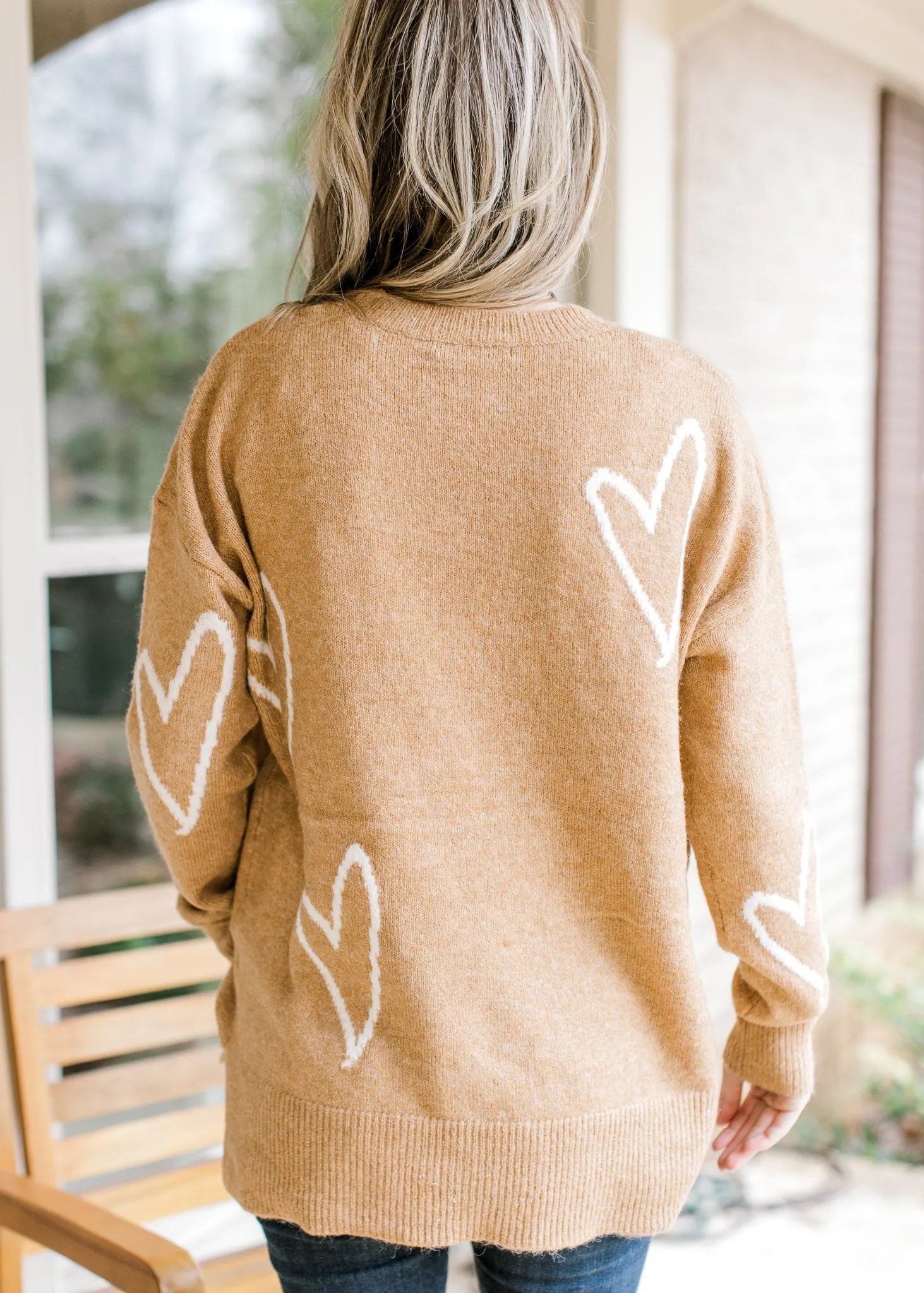 X Golden Hearts Sweater