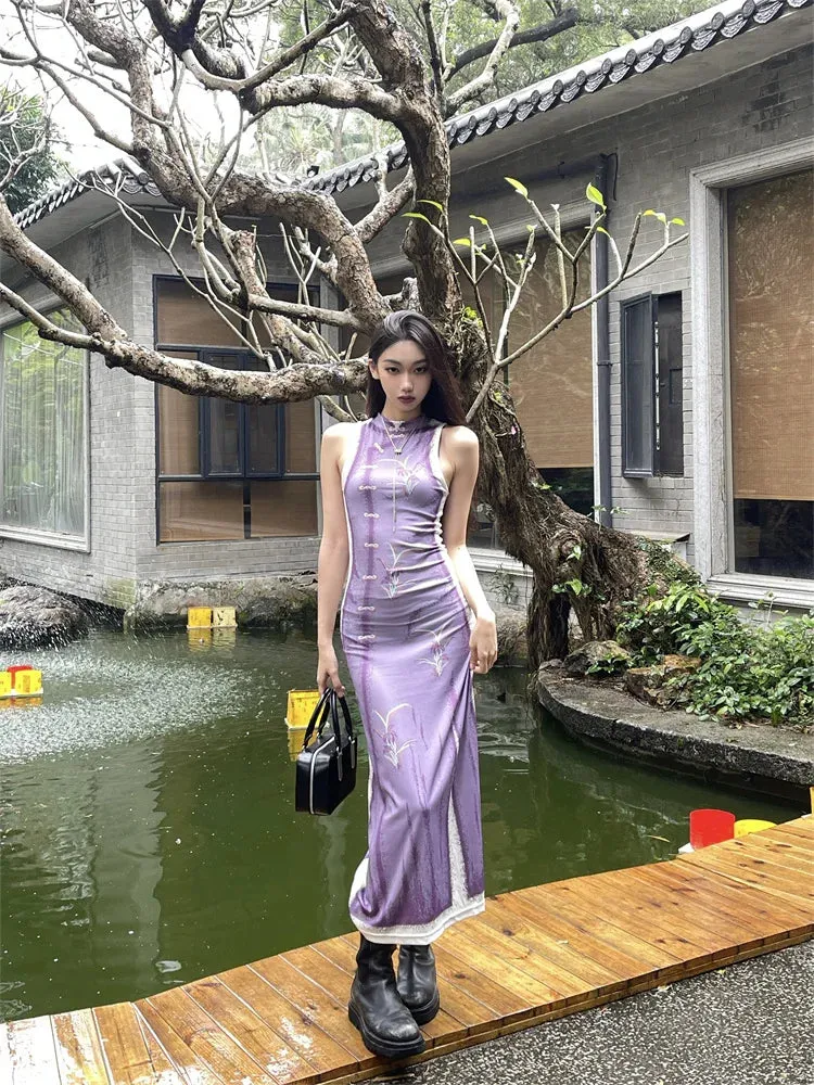Y2K Forest Fairy Midi Dress